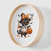 Halloween Kawaii Cat – Heksenkat met pompoen en (Hoek)