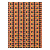 Halloween Kawaii Jack-o-lantern Argyle Tafelkleed (Voorkant)