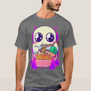 Halloween Kawaii Japanese Food Funny Cute Ghost Ra T-shirt