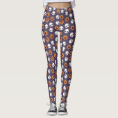 Halloween kawaii patroon leggings (Voorkant)