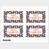 Halloween kawaii patroon rechthoekige sticker (Vel)