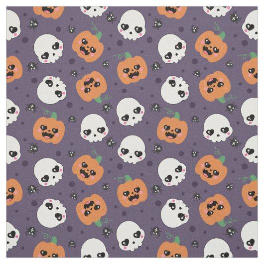 Halloween kawaii patroon stof (Swatch)