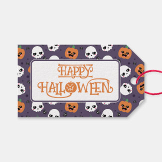 Halloween Kawaii Pattern Cadeaulabel