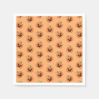 Halloween Kawaii Pompoenen Patroon Servet