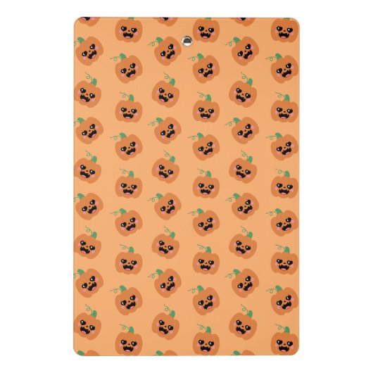 Halloween Kawaii Pumpkins Patroon Mini Klembord (Achterkant)