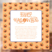 Halloween Kawaii Pumpkins Patroon Raamsticker (Vel 2)