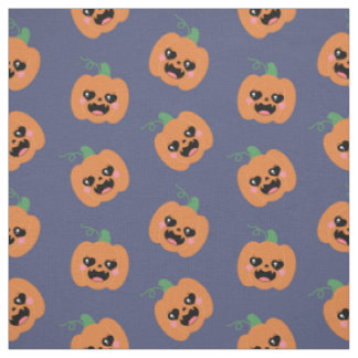 Halloween Kawaii Pumpkins Patroon Stof