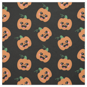 Halloween Kawaii Pumpkins Patroon Stof