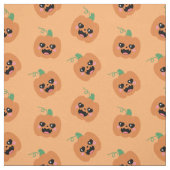 Halloween Kawaii Pumpkins Pattern Stof (Swatch)