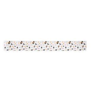 Halloween Kawaii Retro Heks Disco Bal Satijnen Lint
