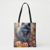 Halloween Keeshond met Pumpkins Scary Tote Bag (Voorkant)
