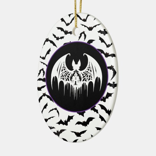 Halloween Keramisch Ornament (Links)