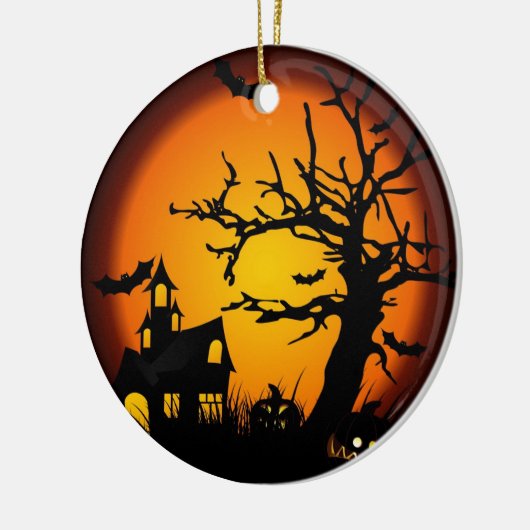 Halloween Keramisch Ornament (Links)