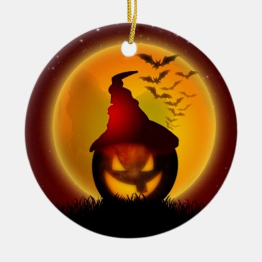 Halloween Keramisch Ornament (Voorkant)