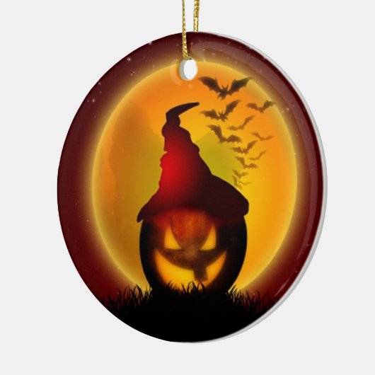 Halloween Keramisch Ornament (Links)