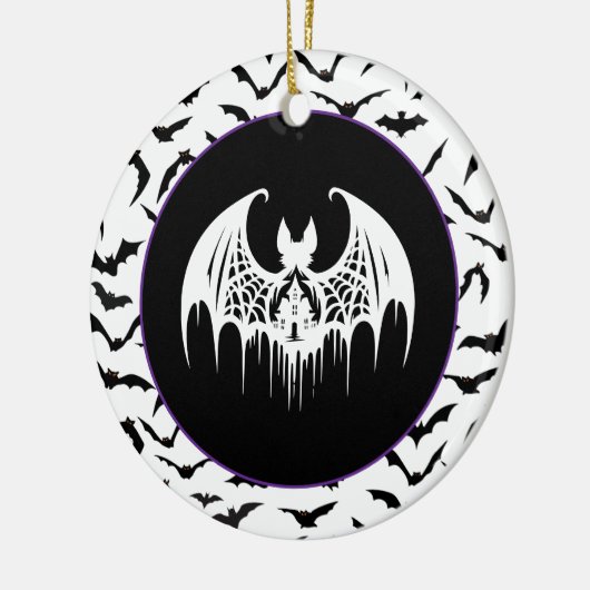 Halloween Keramisch Ornament (Links)