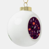 Halloween Keramische Bal Ornament (Links)