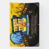 Halloween Kerk Trunk of Treat Event Spandoek (Verticaal)