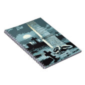  Halloween, kerkhof met graven Notitieboek (Rechterzijde)