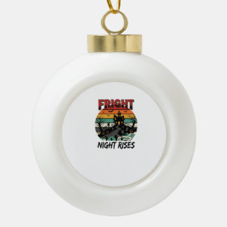 Halloween Kerkhof Schrik Nacht Keramische Bal Ornament