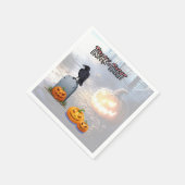 Halloween Kerkhof Servet (Hoek)
