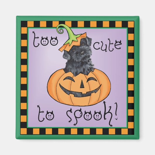 Halloween Kerry Blue Terrier Magneet (Voorkant)