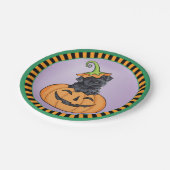 Halloween Kerry Blue Terrier Papieren Bordje (Gekanteld)