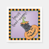 Halloween Kerry Blue Terrier Servet (Voorkant)