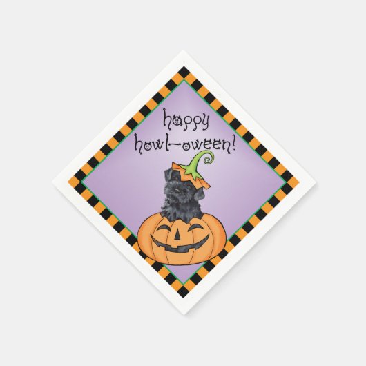 Halloween Kerry Blue Terrier Servet (Hoek)