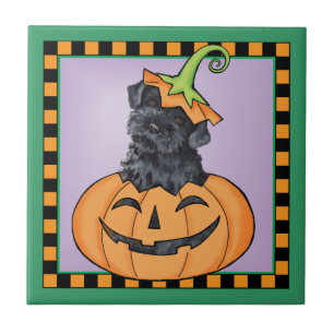 Halloween Kerry Blue Terrier Tegeltje