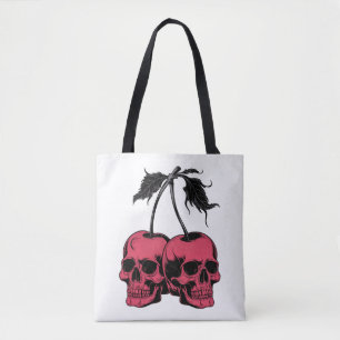 Halloween Kersen Tote Bag