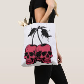 Halloween Kersen Tote Bag (Dichtbij)