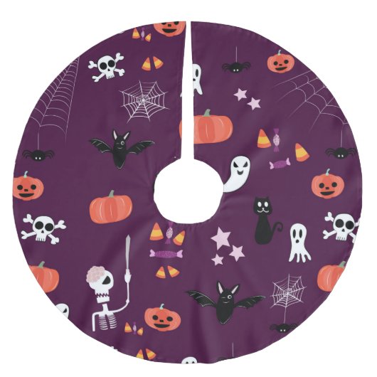 Halloween Kerstboom Rok (Voorkant)
