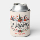 Halloween kerstmashup blikjeskoeler (Blikje Voorkant)