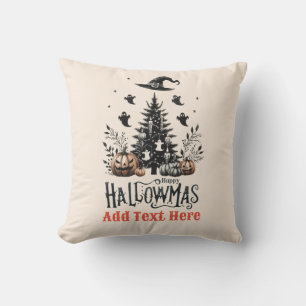 Halloween kerstmashup kussen