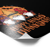 Halloween Kerstmis Gelukkig HalloBedanktMas Gnomen Foto Afdruk (Hoek)