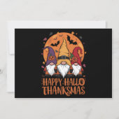 Halloween Kerstmis Gelukkig HalloBedanktMas Kabout Kaart (Voorkant)