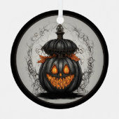 Halloween Kerstmis Metalen Ornament (Voorkant)