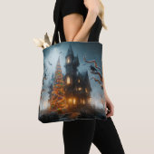 Halloween Kerstmis Tote Bag (Dichtbij)