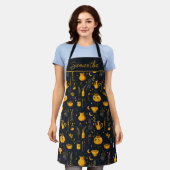 Halloween ketels en drankjes schort (Gedragen)