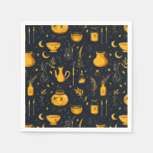 Halloween ketels en drankjes servet (Voorkant)