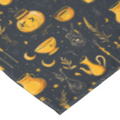 Halloween ketels en drankjes tafelkleed (Gekanteld)