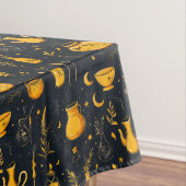 Halloween ketels en drankjes tafelkleed (Voorbeeld)