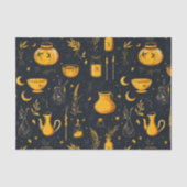 Halloween ketels en drankjes tissuepapier (Voorkant)