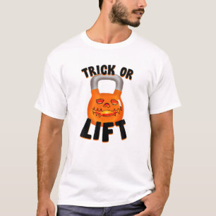 Halloween Kettlebell Funny Trick or Lift Jack-O'-L T-shirt
