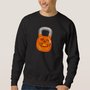 Halloween Kettlebell Jack O Lantern Gym Trui