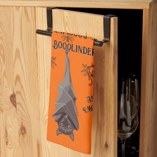 Halloween Keuken Handdoek Decoratie Bat! (Derde Gevouwen)