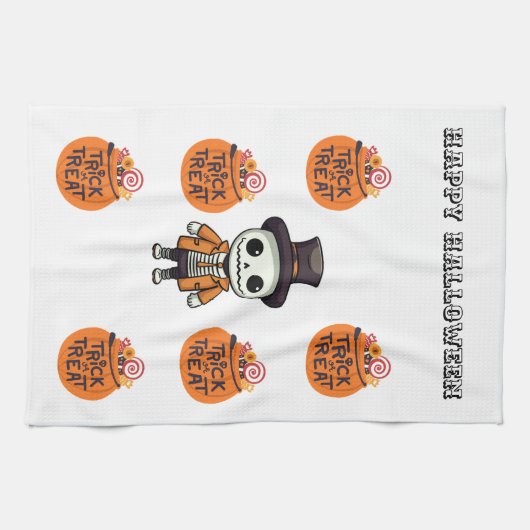 Halloween Keuken Theedoek (Horizontaal)