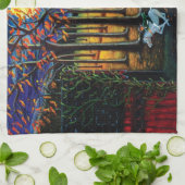 Halloween keukenhanddoeken "headless Horseman" (Gevouwen)