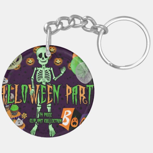 Halloween keychain (Achterkant Links)